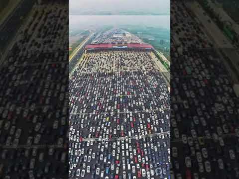 World History-China's 50 Lane Traffic, G4 Expressway