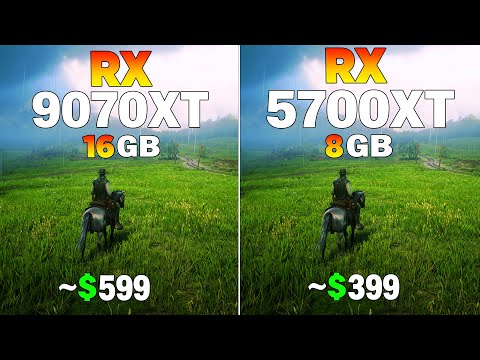 RX 9070 XT vs RX 5700 XT - Test in 8 Games