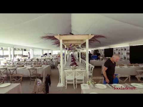 Time-lapse of a wedding set-up from start to finish