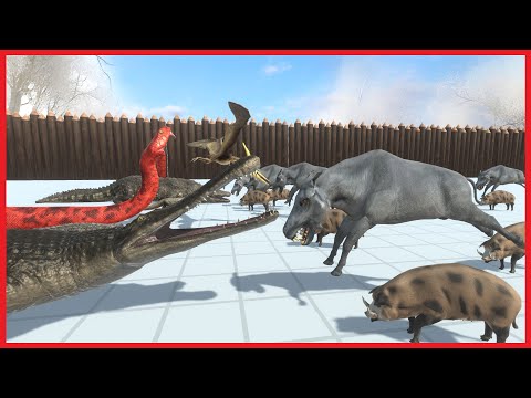 DAEODON & WILD BOAR VS FACTIONS ($imiliar Price) - ANIMAL REVOLT BATTLE SIMULATOR