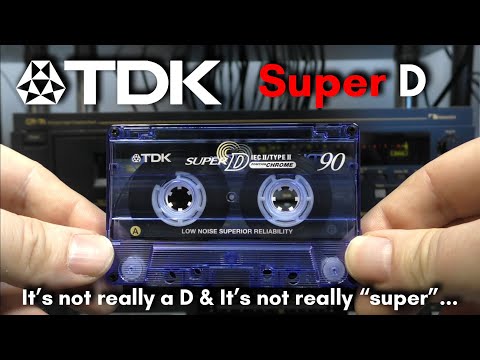 The TDK Super D - It's not a D and it's not "super" - Cassette unwrapping and review.