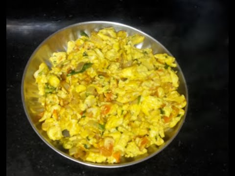 Egg Bhurji - Anda Bhurji Video