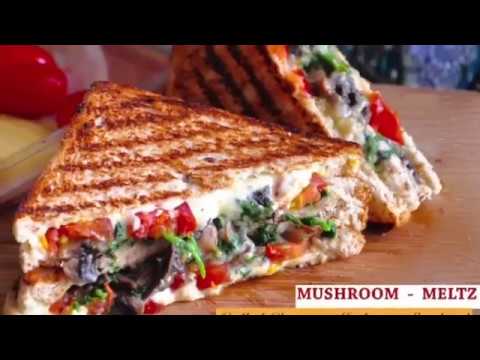 Mushroom Sandwich | Mushroom Melts | RecipesAreSimple
