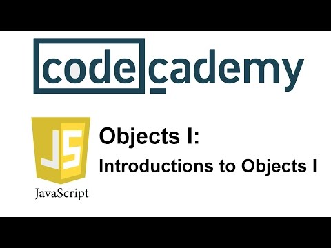 Learn Javascript With Codecademy Introductions To Objects 1