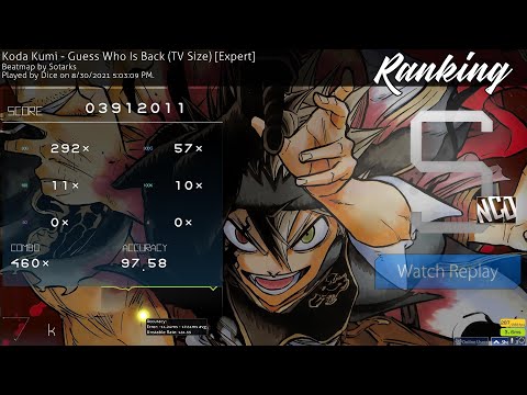 Koda Kumi | Guess Who is Back [Expert] 97.58% 1SB (392 PP)