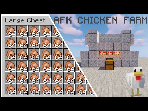 Chicken Farm | Minecraft 1.21 + | Super Fast