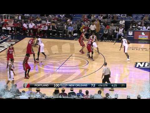 Meyers Leonard Highlights Blazers vs. Pelicans 12.20.2014 - 7 Points, 2 Rebounds