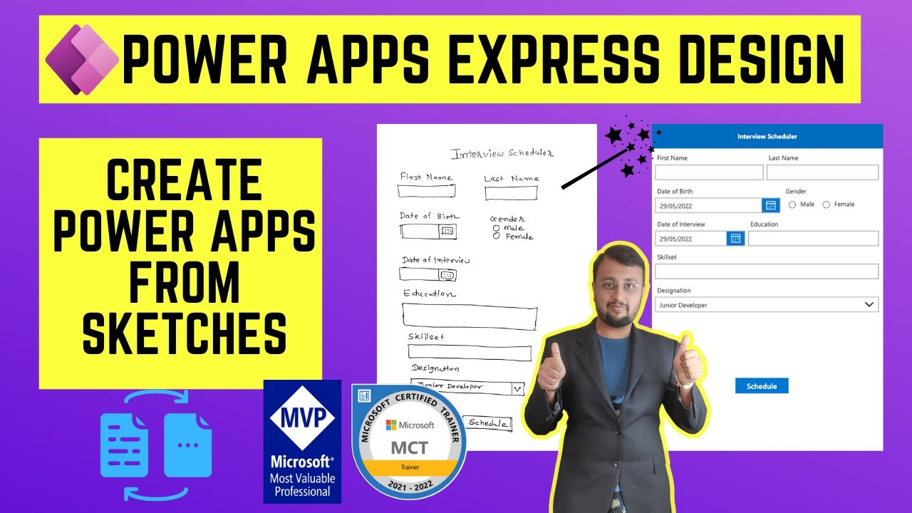 Power Apps Express Design - Create Power Apps from Image by  Dhruvin Shah