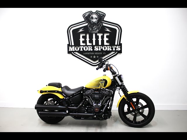Buy Used 2023 HARLEY DAVIDSON STREET BOB 114 FXBBS CRUISER 2CYL. - - Elite Motor Sports located in Boynton Beach, Florida
