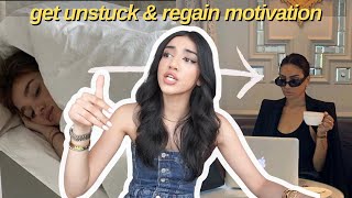 how to get out of a rut | regain motivation & get your life back on track