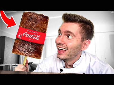 LIPÃO NA COZINHA - FIZ  um PICOLÉ GIGANTE de COCA-COLA!