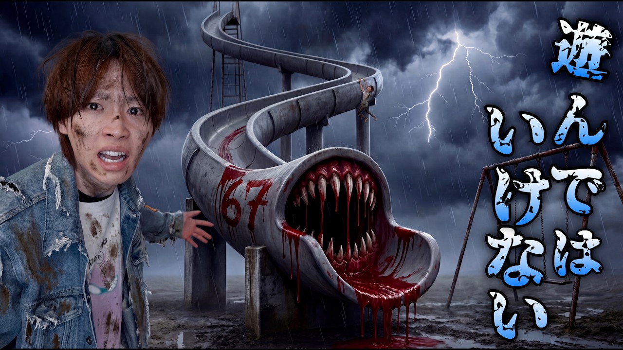 超危険な巨大遊具を発見して遊んだらメンバーが死にかけた…