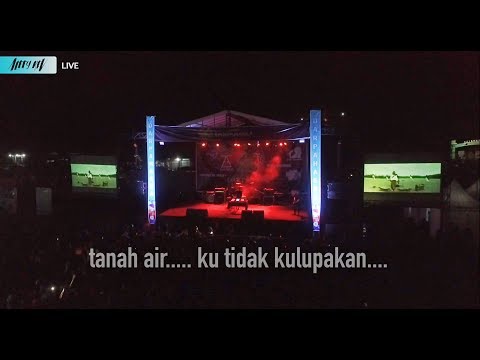 ketika LAGU NASIONAL di Konser EDM - ALFFY REV LIVE in Concert 2 Stage - Part 2