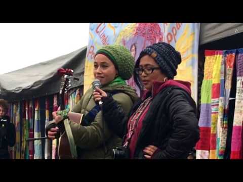 Saritah Sings at Standing Rock