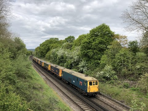 (HD) Kent Rail action - early May 2019