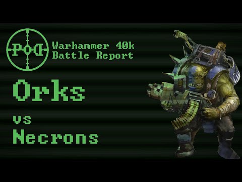 60. Orks vs Necrons, 2000 pts | Warhammer 40k 9th edition battle report, Dec 2021