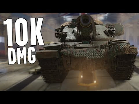 10,000+ DAMAGE in Chieftain Mk.6! World of Tanks Console