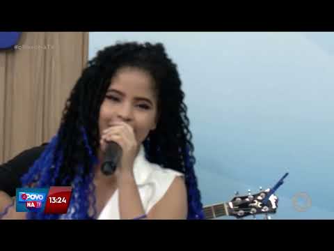 Lívia Valéria canta sucessos e anima O povo na TV  -  O povo na TV