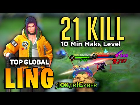 KILLING MACHINE! Ling Best Build 2022 [ Top Global Ling Gameplay ] By ქokƹʀ|Cʏʙᴇʀ - Mobile Legends
