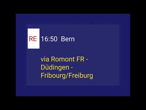 tpf Reminder • RE nach Bern (BUL)