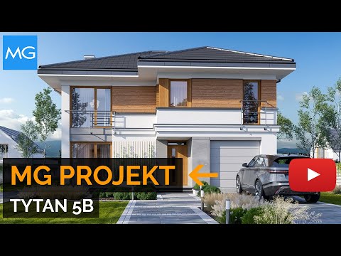 Projekt domu Tytan 5 B MG Projekt - 149,78 m²