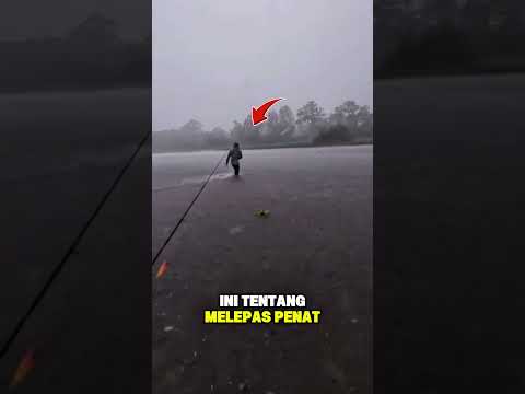 Hujan Bukan Halangan, Pancing Tetap di Tangan #viral #shortvideo #shorts #fishing