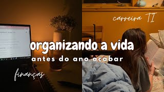 vlog dia chuvoso + organizando a minha vida antes do ano acabar