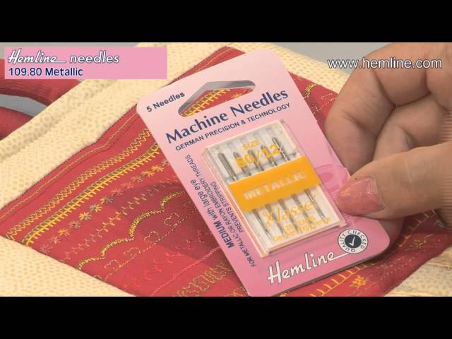 Hemline Medium Quilting Machine Needles 5 Pack