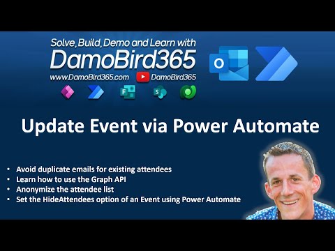 Power Automate Update Event via Graph API avoid duplicate email notifications from Damien Bird