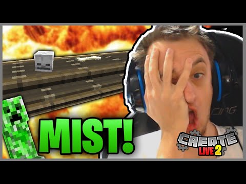 Creeper SPRENGT die Skelettfabrik! | Create Live 2 Minecraft Modpack