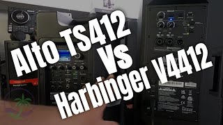 Alto TS4 vs Harbinger V4400 Head to Head Features of these two powered speakers