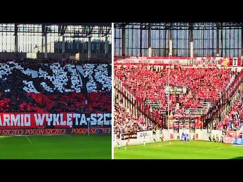 "ARMIO WYKLĘTA..." - OPRAWA KIBICÓW POGONI * FANATYCY WIDZEWA ŁÓDŹ W SZCZECINIE. DOPING | 28.02.2026