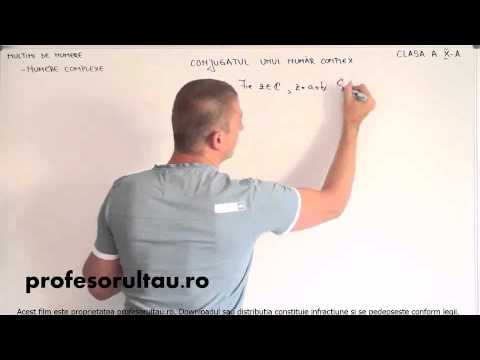 16   Multimi de numere   numere complexe   conjugatul unui nr  complex - profesorultau.ro