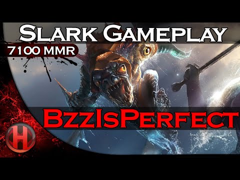 BzzIsPerfect 7100 MMR Rampage Slark Gameplay Dota 2