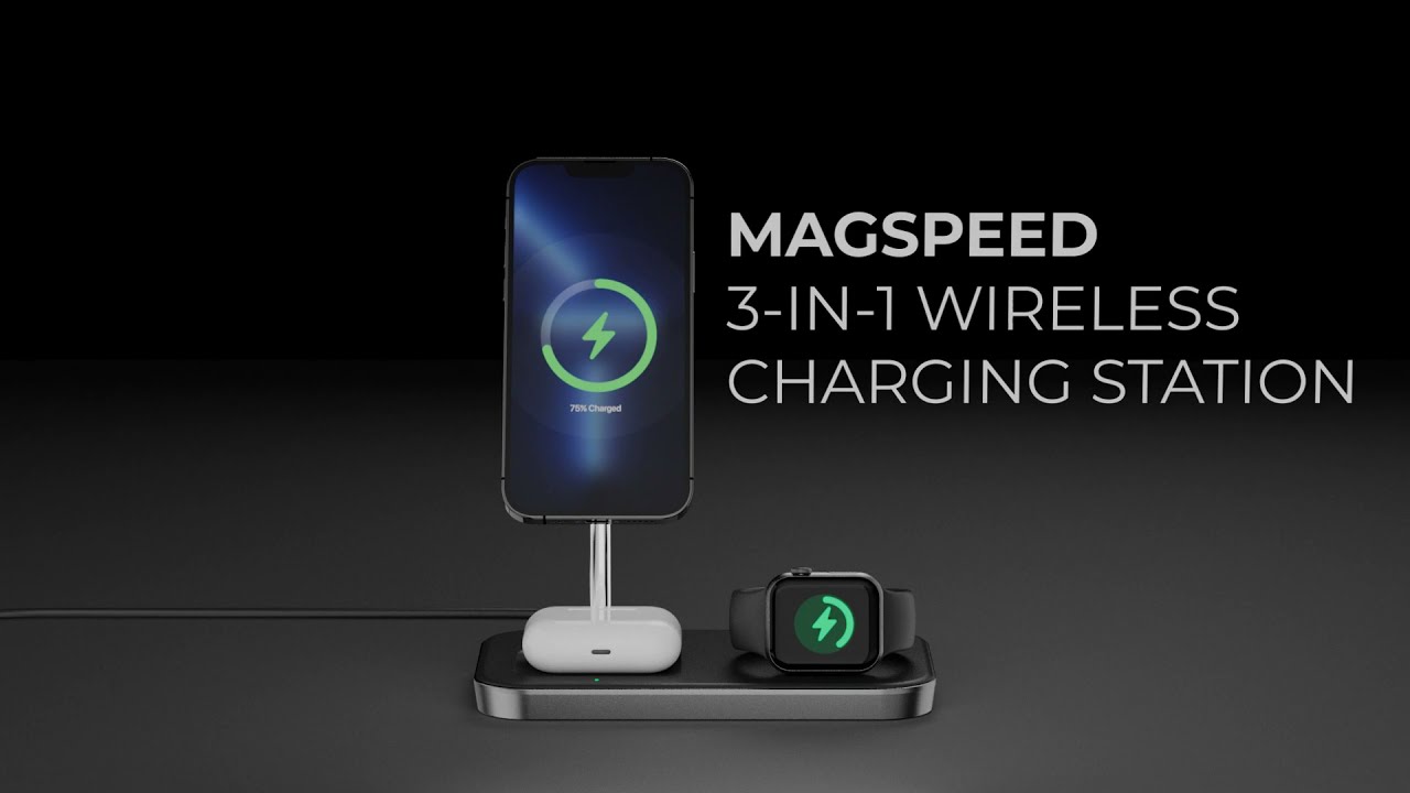 ALOGIC MagSpeed 3-in-1 Wireless Charging Station