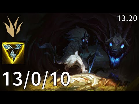Kindred Jungle vs Nunu & Willump - EUW Master | Patch 13.20