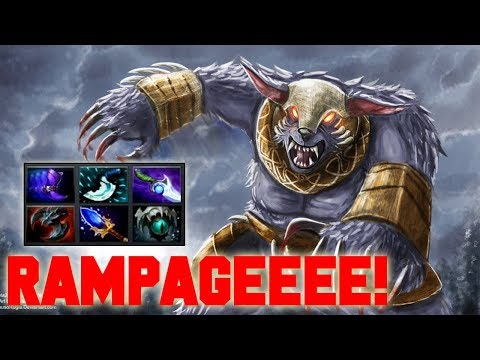 DOTA URSA RAMPAGE!!! (BEYOND GODLIKE)