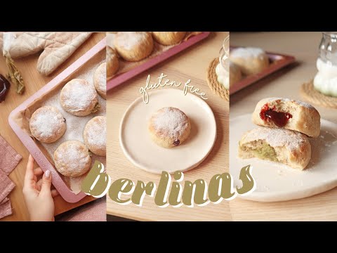 Cherry and pistachio BERLINAS (gluten-free and baked) l Mindful baking 02