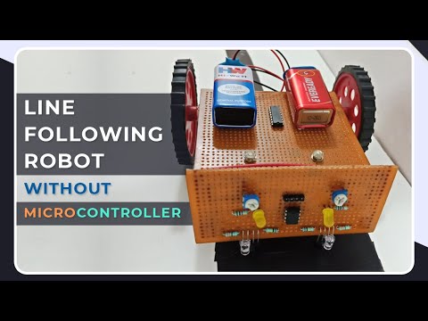 How to Make Line Following Robot without using Microcontroller