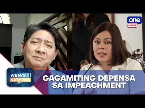 Gadon: VP Sara to use presidential bid vs impeachment | News and Views 