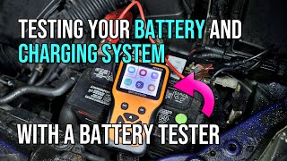 Testing Your Car Battery and Charging System/Alternator with Battery Tester MP0515A