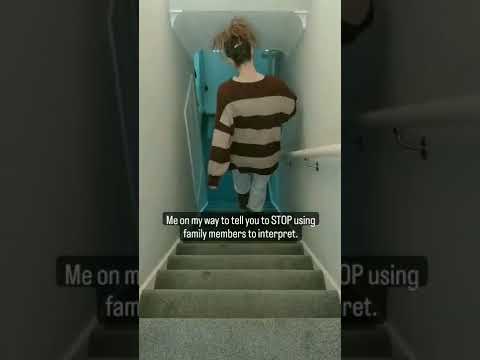 ❌ they may not  understand the terminology ❌ it violates deaf patients' rights to medical privacy