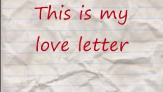 Love Letter by Jessica Harp