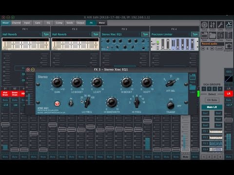 X AIR How To: Stereo Xtec EQ