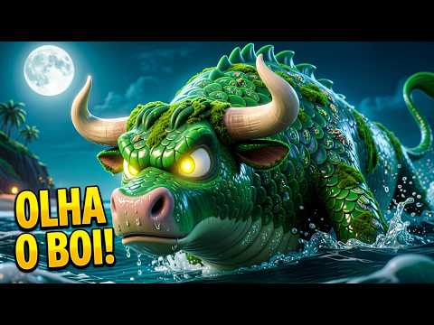 Video Thumbnail: O Boi da Cara Preta do Mar Ataca a Cidade! 🌊🐂 Desenho Animado e Música Infantil | Clube do Mumu