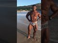 Muscle worship beach sun shine