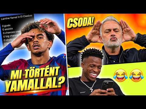 Mourinho CSODÁT TETT a Camp Nouban! Yamal TOTÁLIS CSŐDÖT mondott! Vinícius VISSZAVÁGOTT!