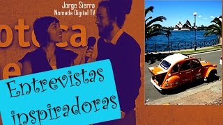 Nomada Digital TV Jorge Sierra Vuelta al mundo en coche 2 caballos