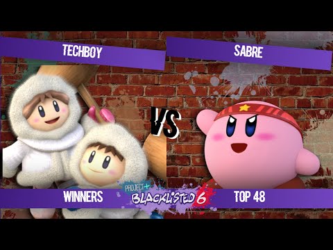 Blacklisted 6 Top 48 - techboy (Ice Climbers) vs The Ivy Player (Kirby)