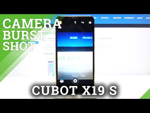 How to Take Burst Shot - Camera Customizations on CUBOT X19 S
